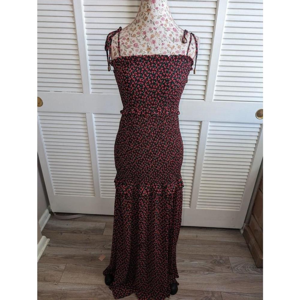 Seven Wonders flocked maxi Dress